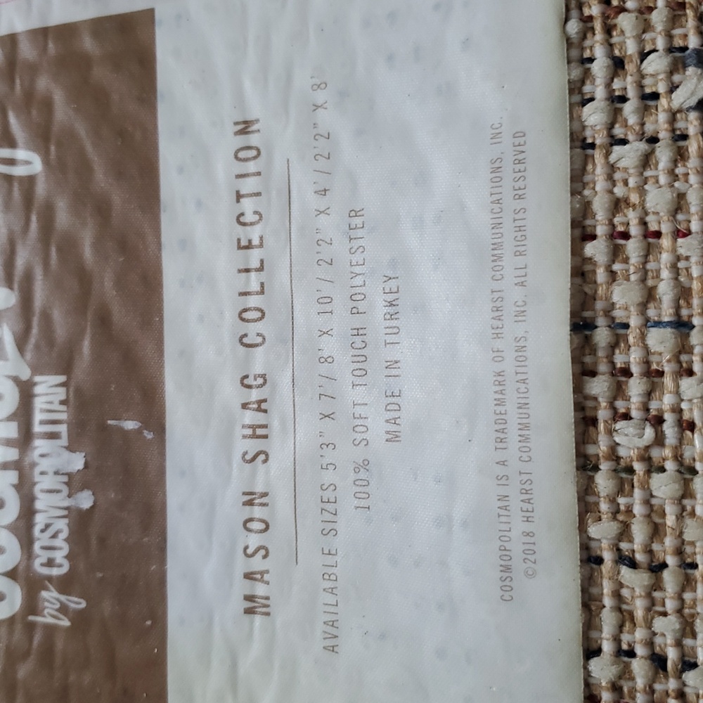 Cosmopolitan  Mason Shag Rug - Picture 8 of 11